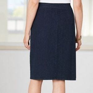 Plus size jeans skirt